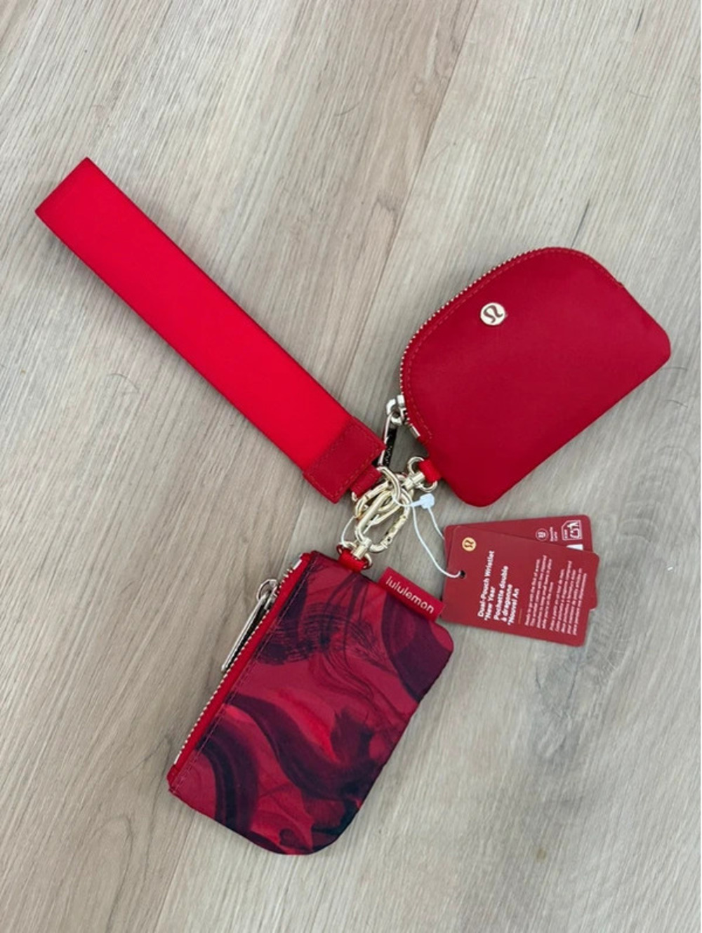 Lululemon lunar new year dual pouch wristlet